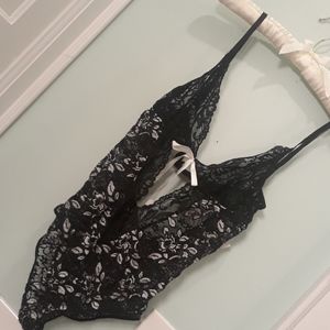 Vintage Lace Lingerie Bodysuit